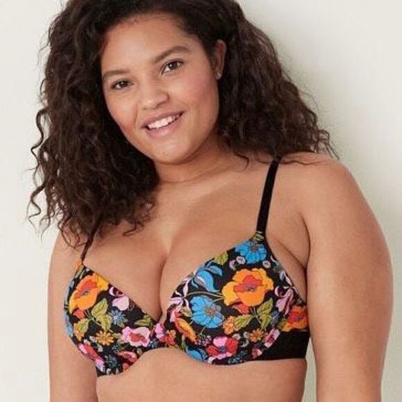 Victoria’s Secret PINK Wear Everywhere Smooth Push Up T-Shirt Bra size 34A - Picture 2 of 5